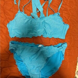 Stylish Blue Bikini Set